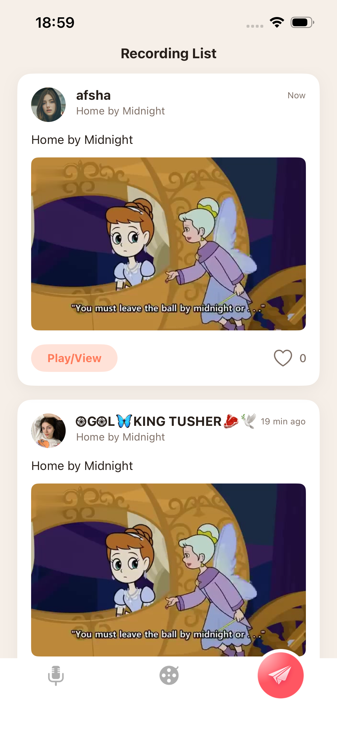Manage created dubbing works